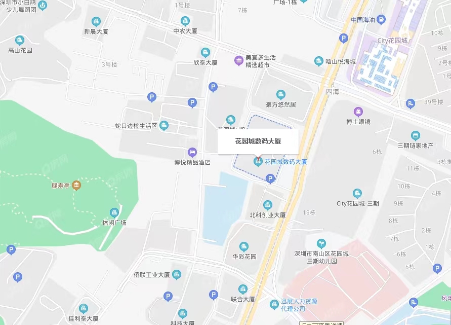 花園城數(shù)碼大廈-均價125元/平