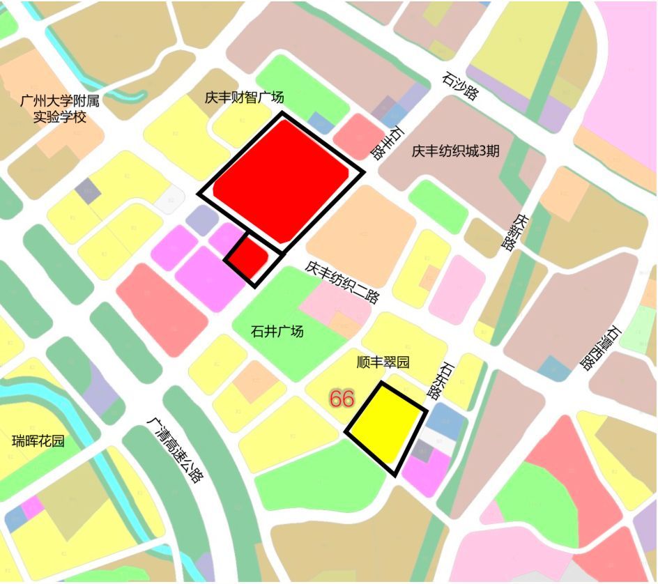 是廣州國際金融城向北拓展的區(qū)域