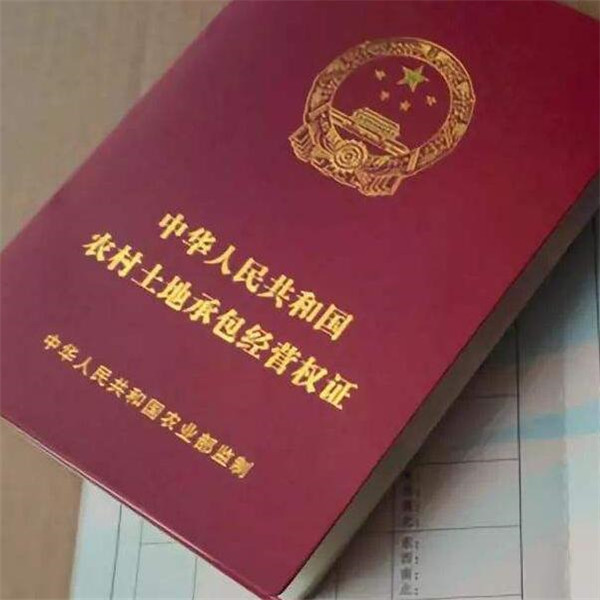 農民可用自己的權證進行抵押貸款